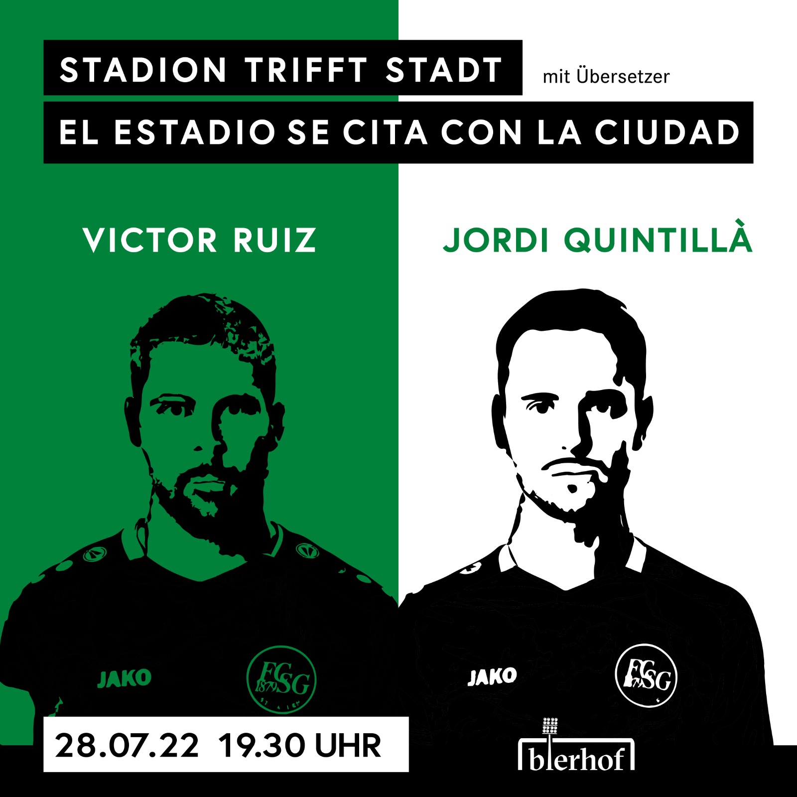 Stadion trifft Stadt - mit Victor Ruiz und Jordi Quintilla